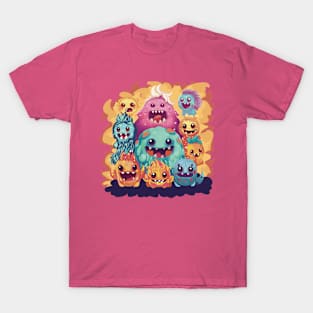 Cute monsters family T-Shirt